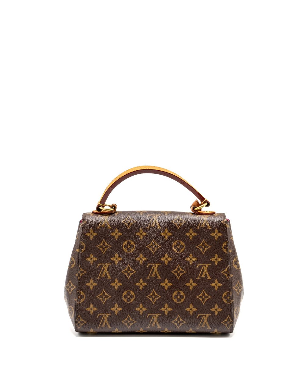 AAA Replica Louis Vuitton LV CLUNY BB MONOGRAM CANVAS WITH PINK STRAP GHW