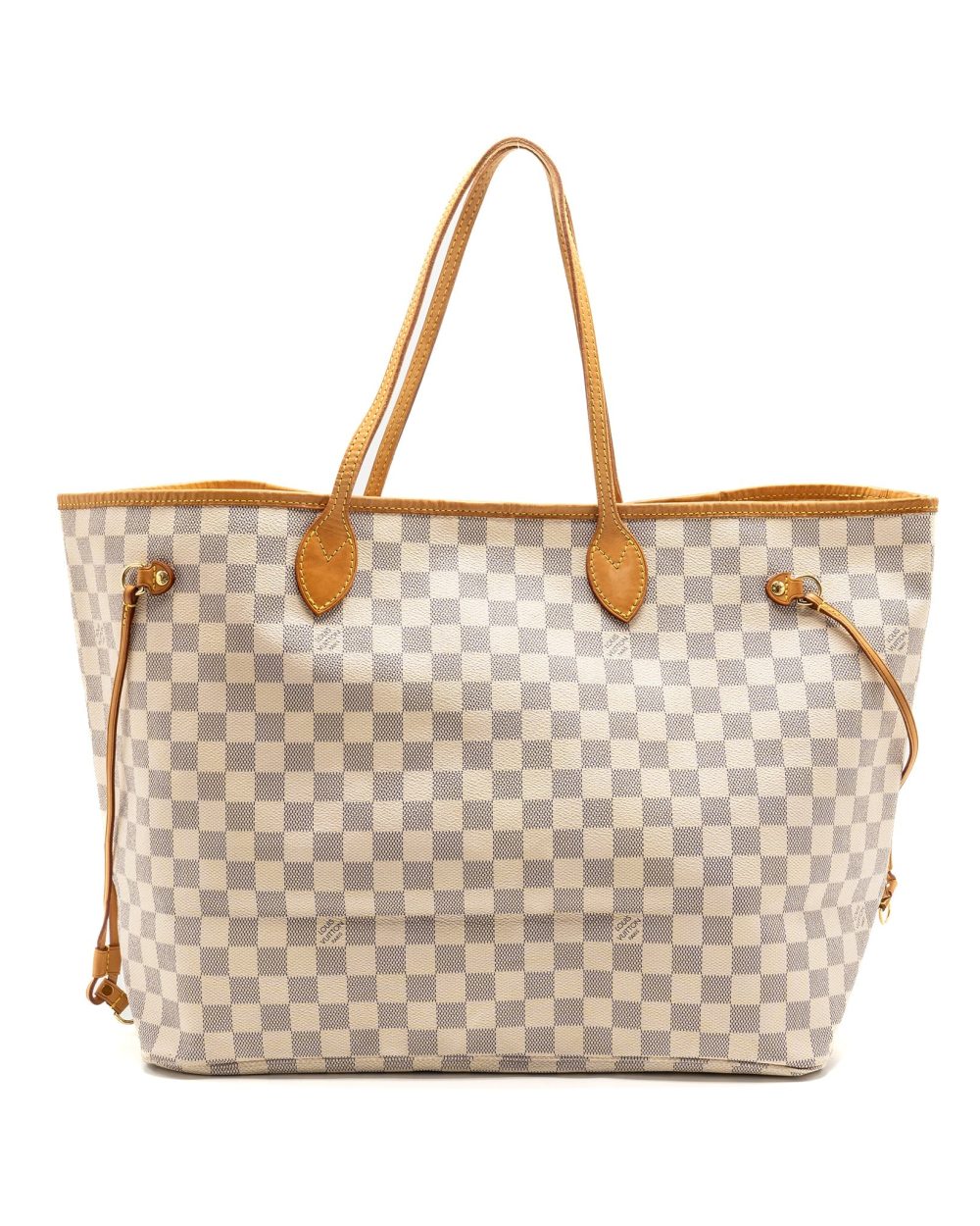 AAA Replica Louis Vuitton LV NEVERFULL GM DAMIER AZUR CANVAS GHW