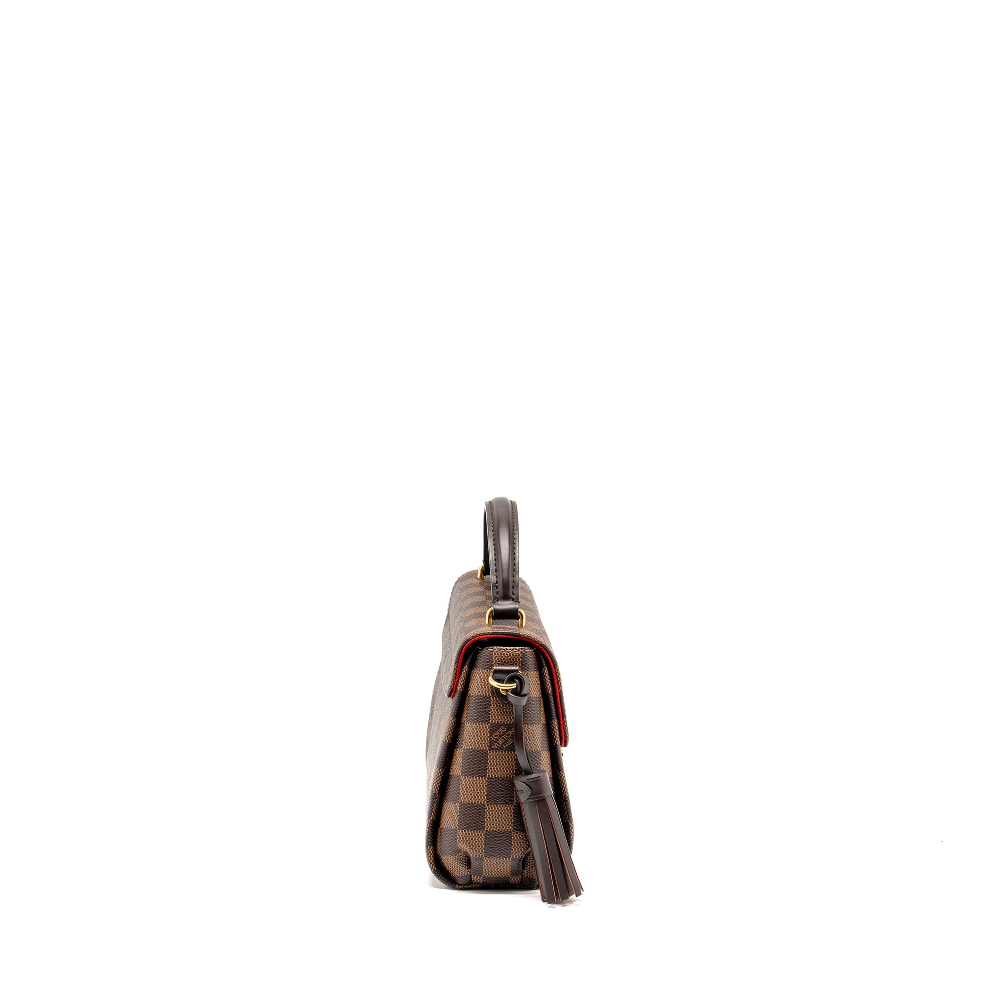 AAA Replica Louis Vuitton LV CROISETTE DAMIER EBENE GHW