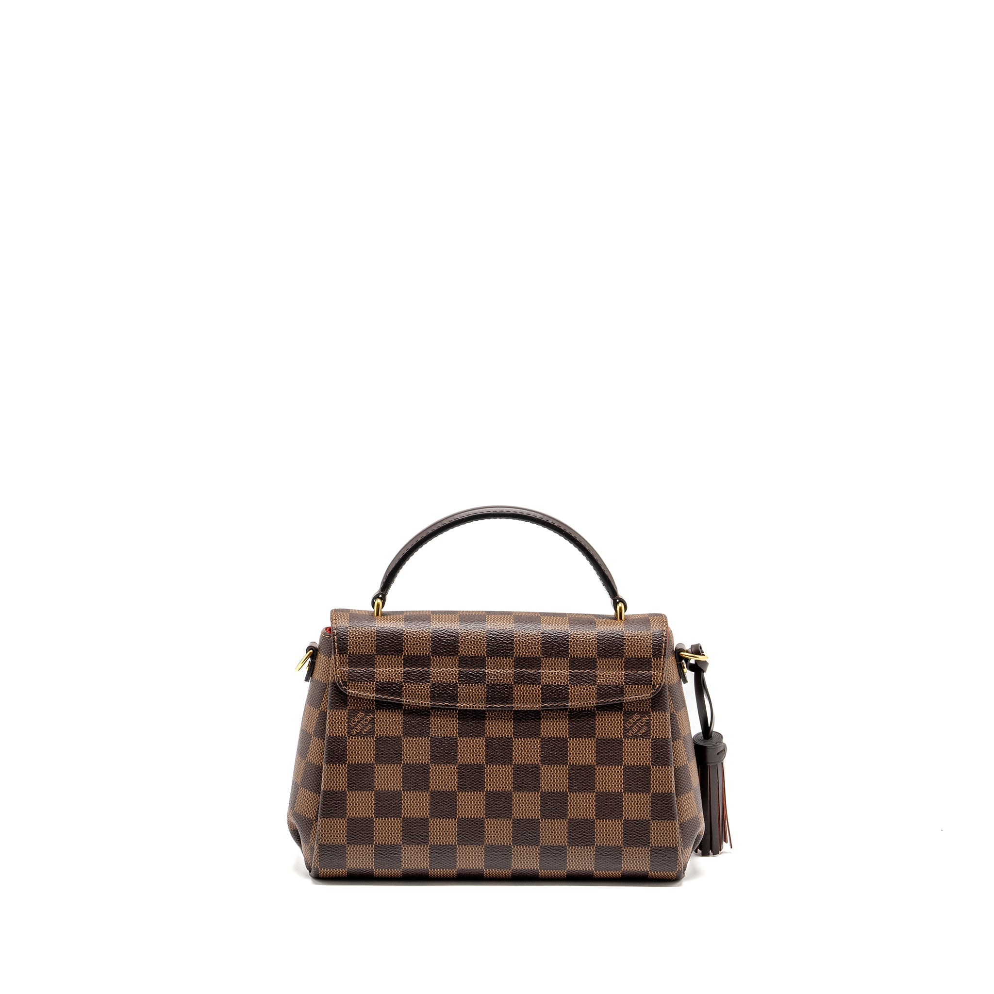 AAA Replica Louis Vuitton LV CROISETTE DAMIER EBENE GHW