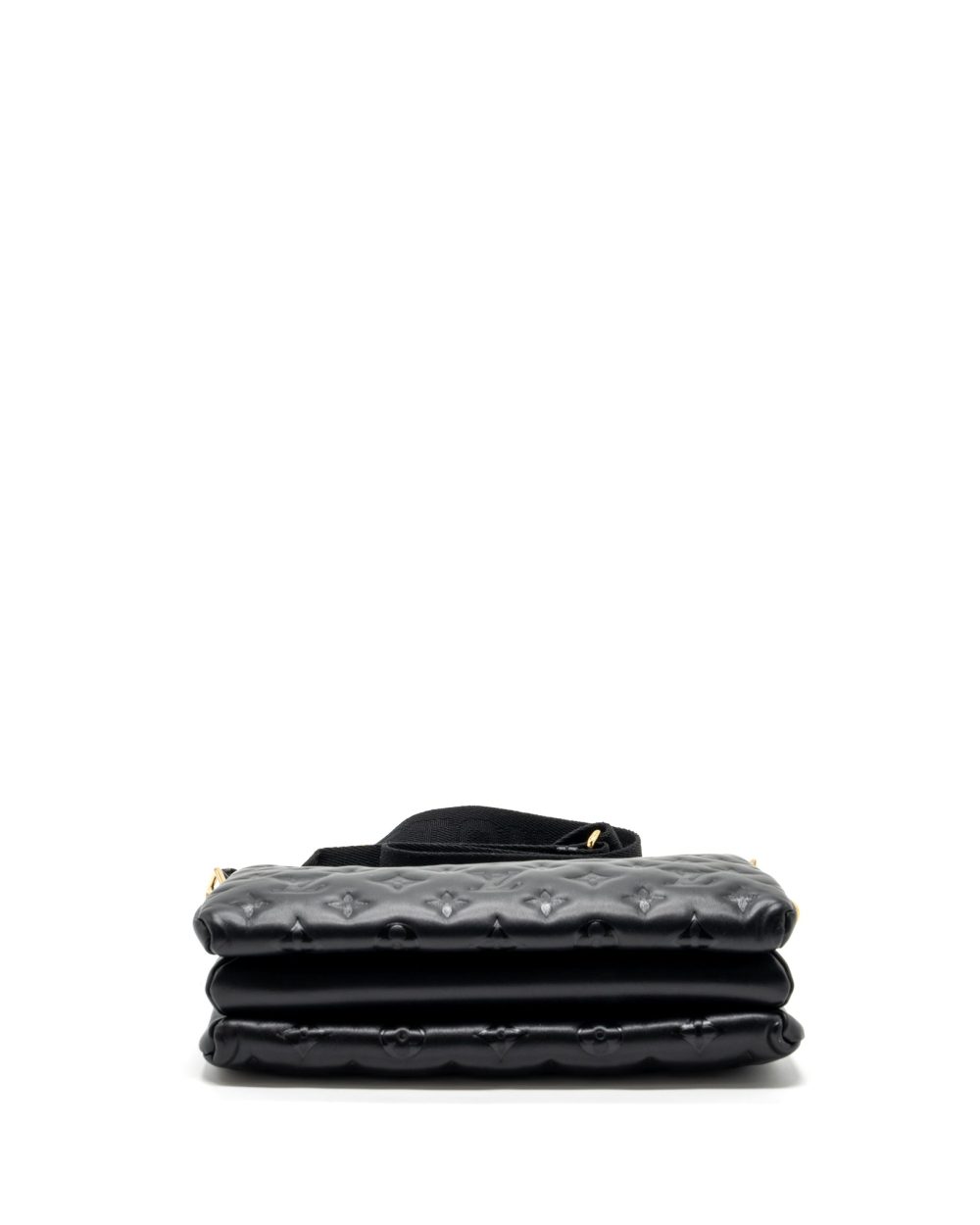 AAA Replica Louis Vuitton LV COUSSIN PM MONOGRAM EMPREINTE LAMBSKIN BLACK GHW (NEW VERSION)