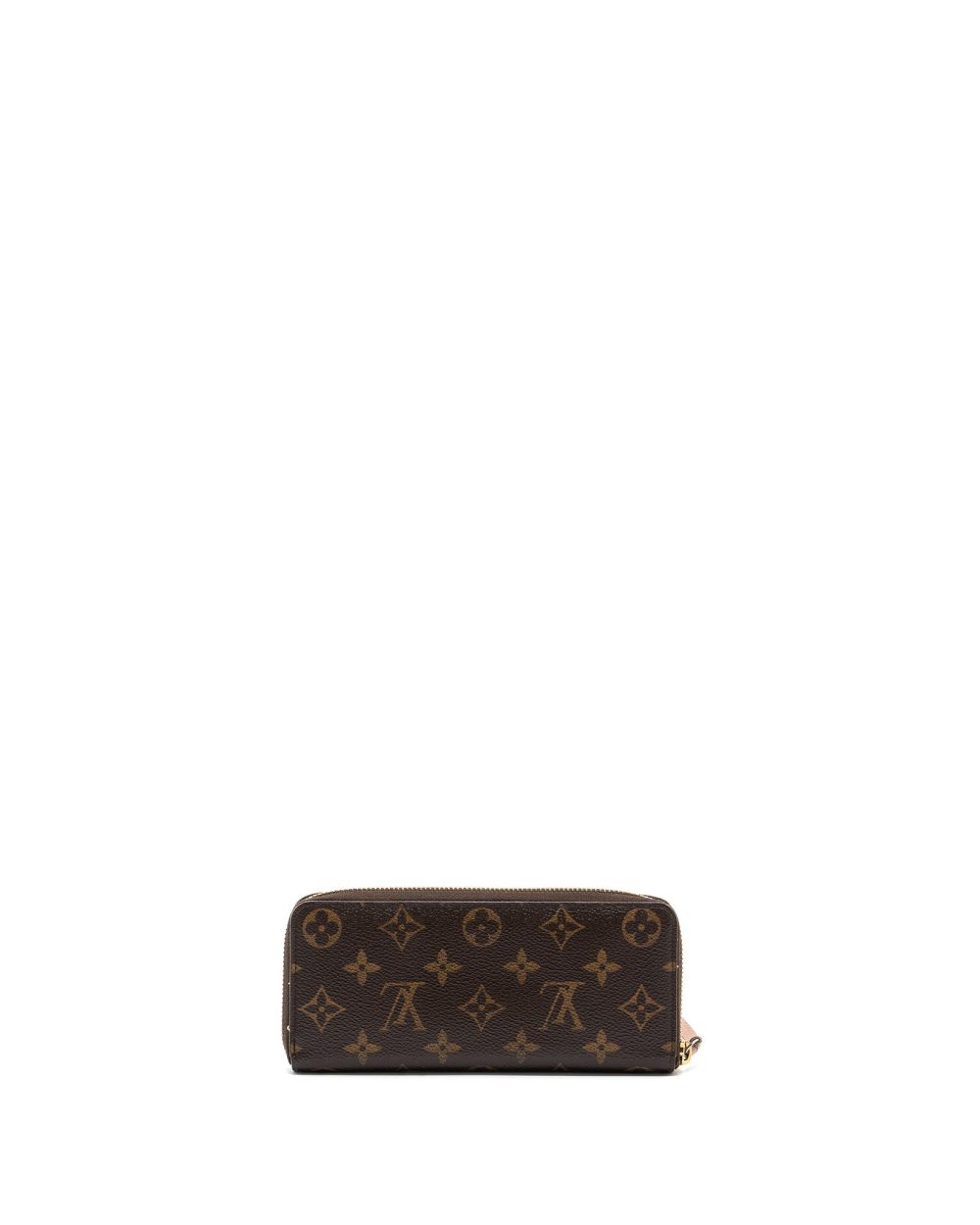 AAA Replica Louis Vuitton LV CLEMENCE LONG WALLET MONOGRAM CANVAS ROSE BALLERINE GHW