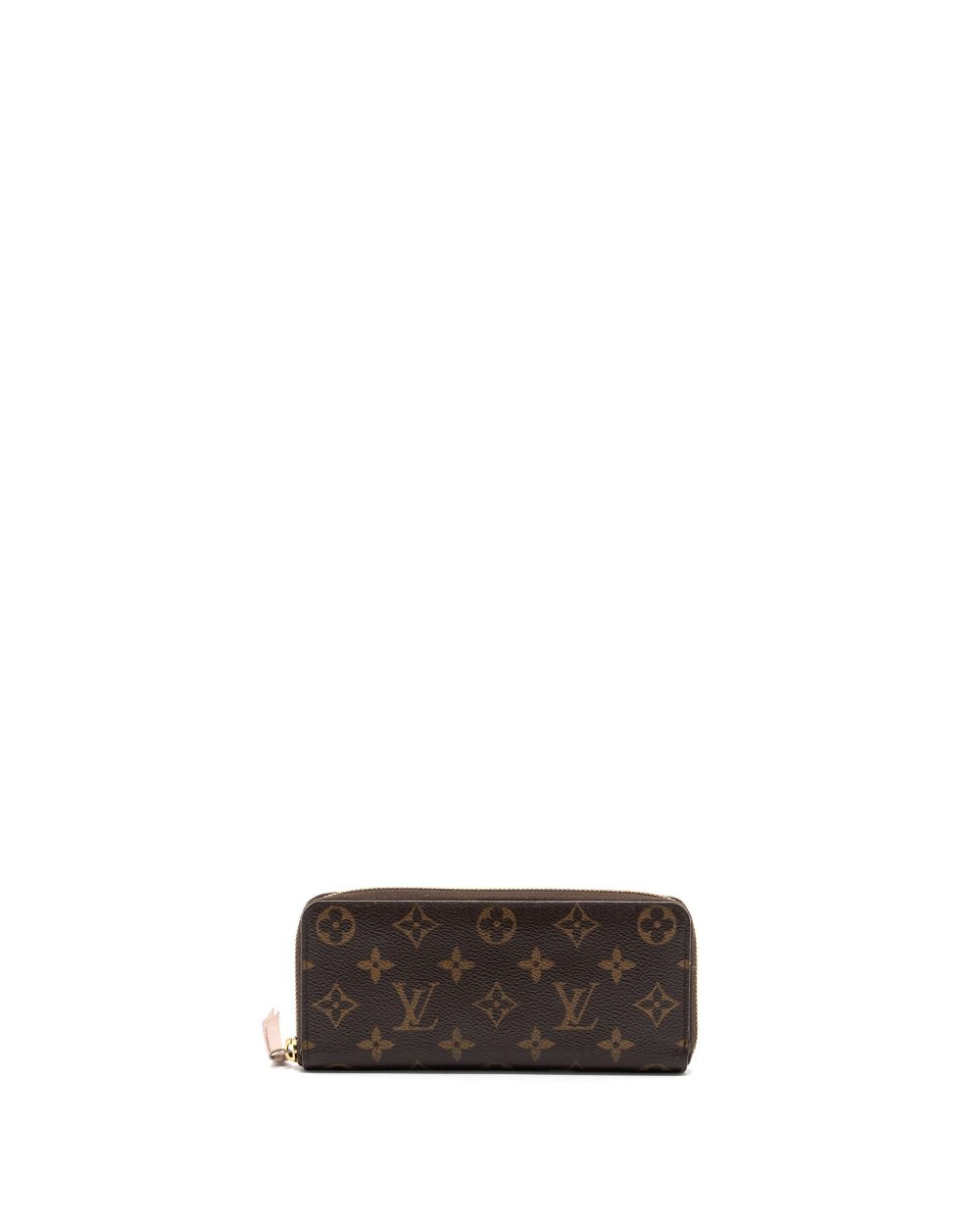 AAA Replica Louis Vuitton LV CLEMENCE LONG WALLET MONOGRAM CANVAS ROSE BALLERINE GHW