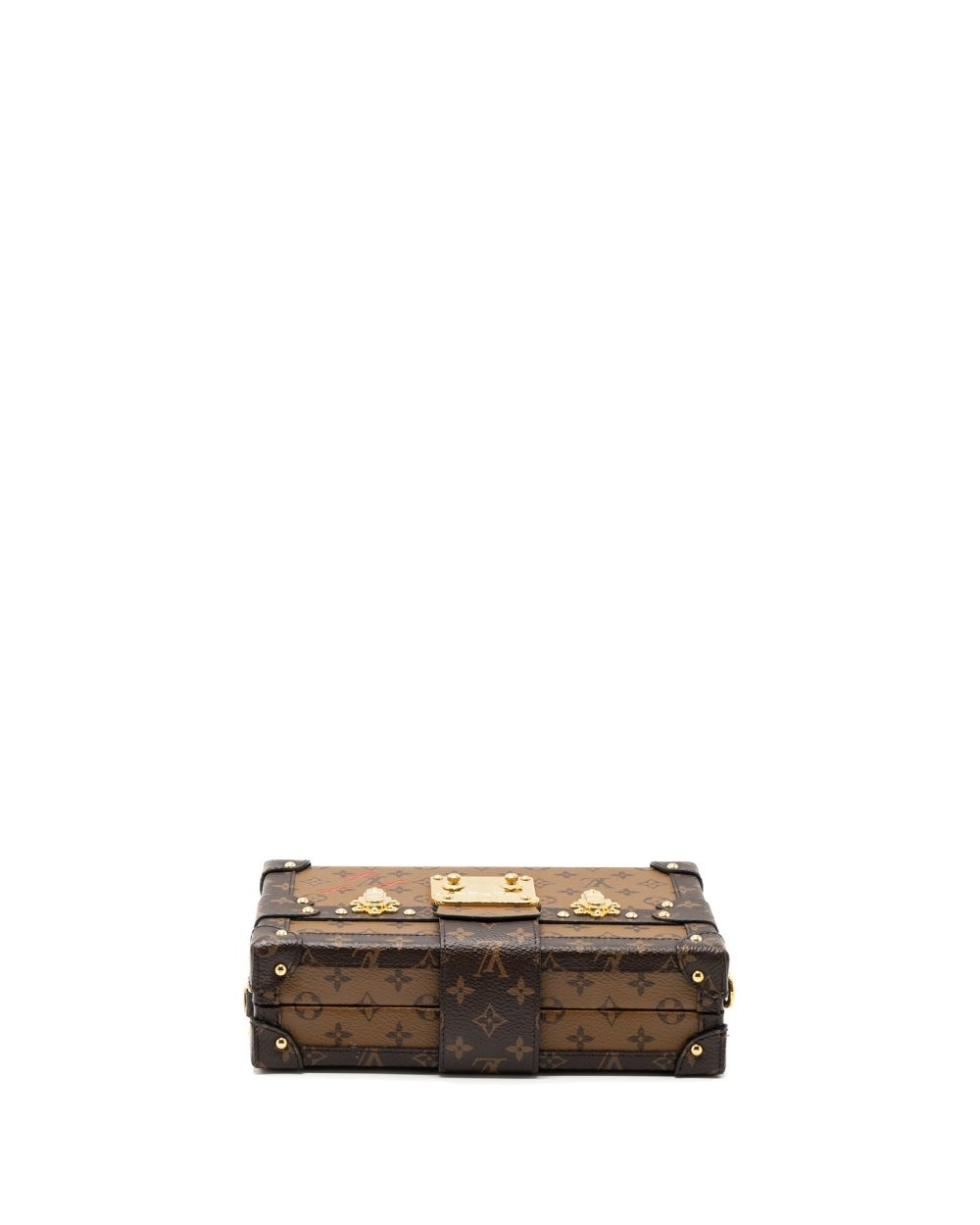 AAA Replica Louis Vuitton LV PETITE MALLE MONOGRAM REVERSE CANVAS GHW