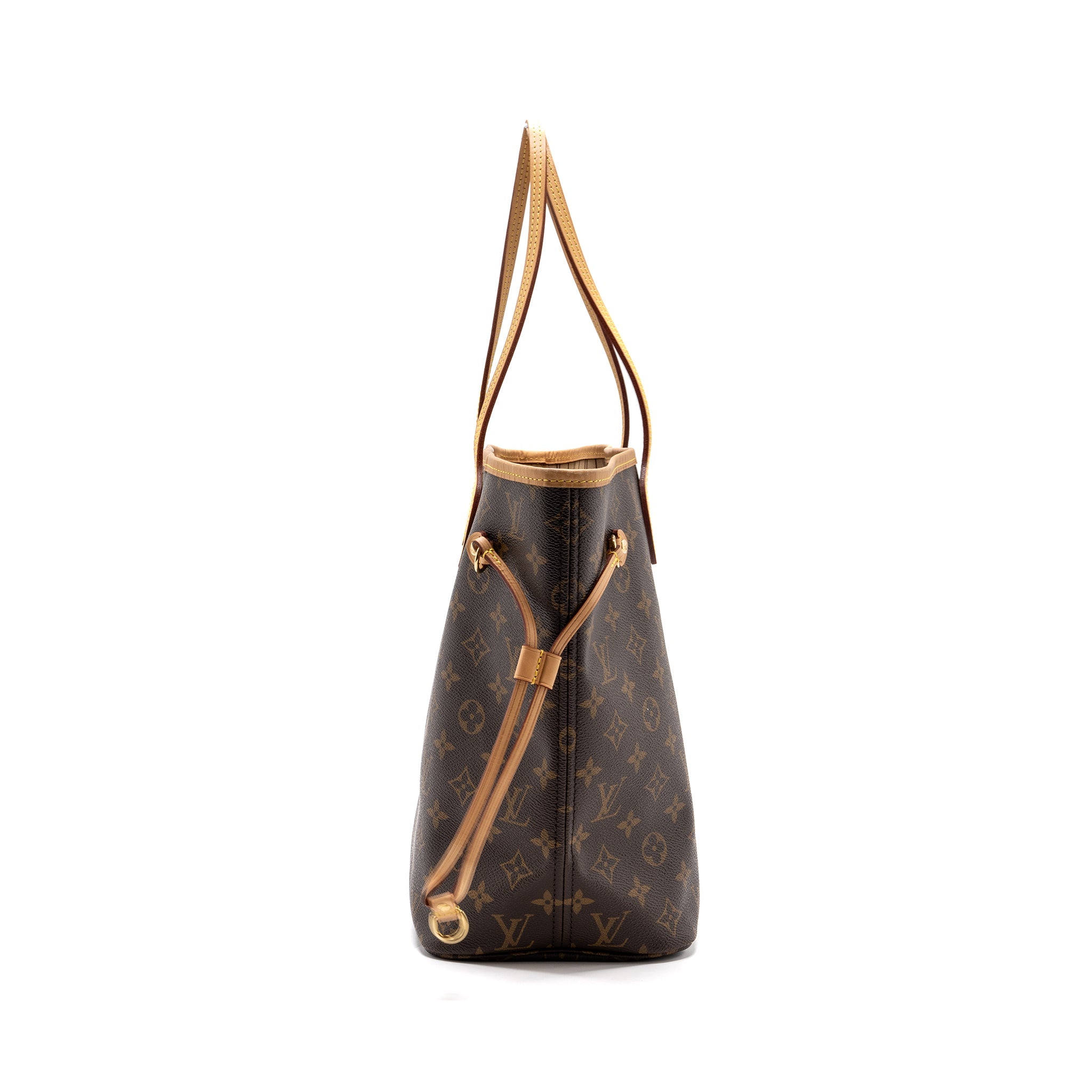 AAA Replica Louis Vuitton LV NEVERFULL MM MONOGRAM CANVAS GHW(NEW VERSION)