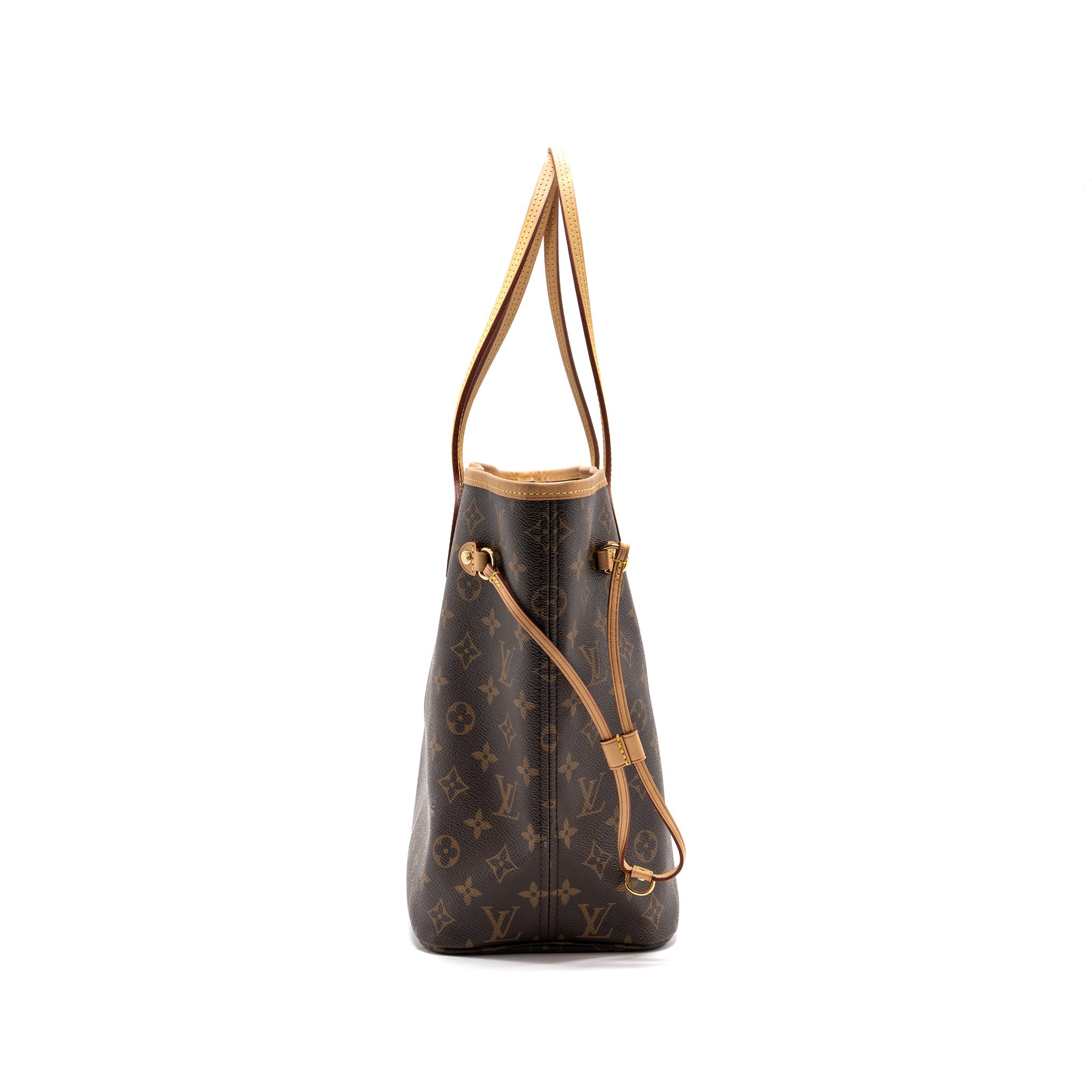 AAA Replica Louis Vuitton LV NEVERFULL MM MONOGRAM CANVAS GHW(NEW VERSION)