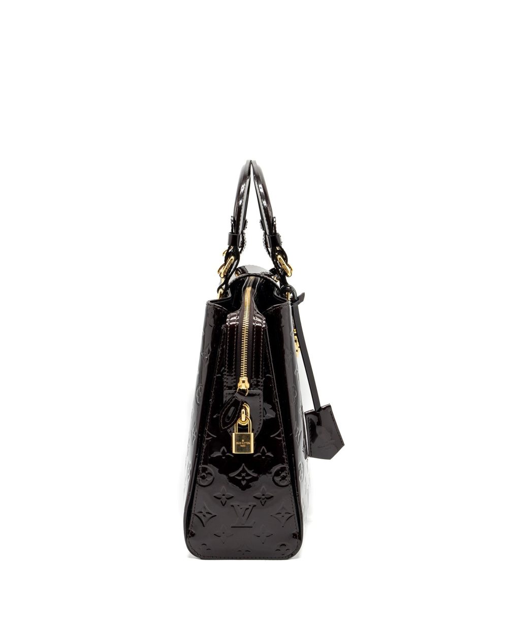AAA Replica Louis Vuitton LV LARGE ZIP TOTE BAG PATENT LEATHER AMATANTE GHW