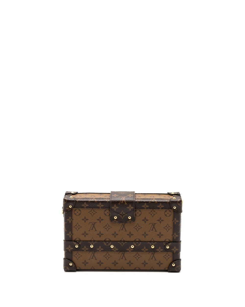 AAA Replica Louis Vuitton LV PETITE MALLE MONOGRAM REVERSE CANVAS GHW