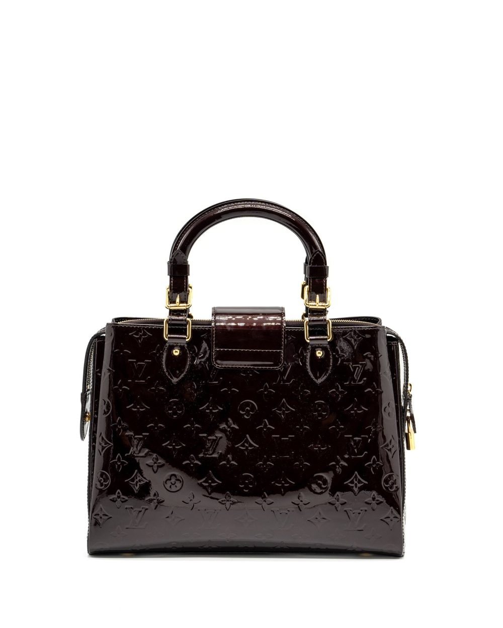 AAA Replica Louis Vuitton LV LARGE ZIP TOTE BAG PATENT LEATHER AMATANTE GHW