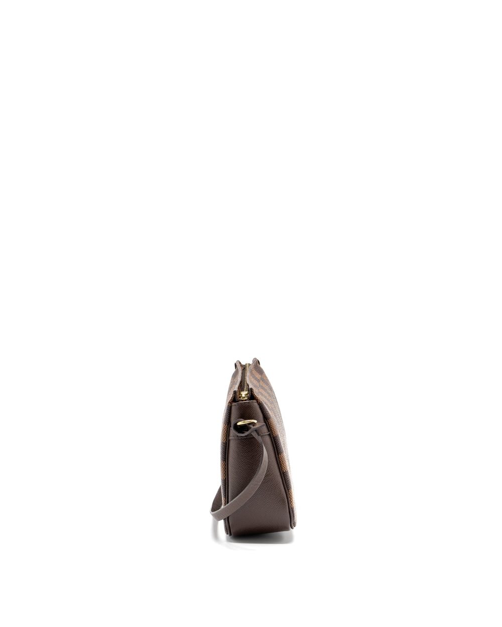 AAA Replica Louis Vuitton LV VINTAGE SQUARE SHOULDER BAG DAMIER EBENE GHW