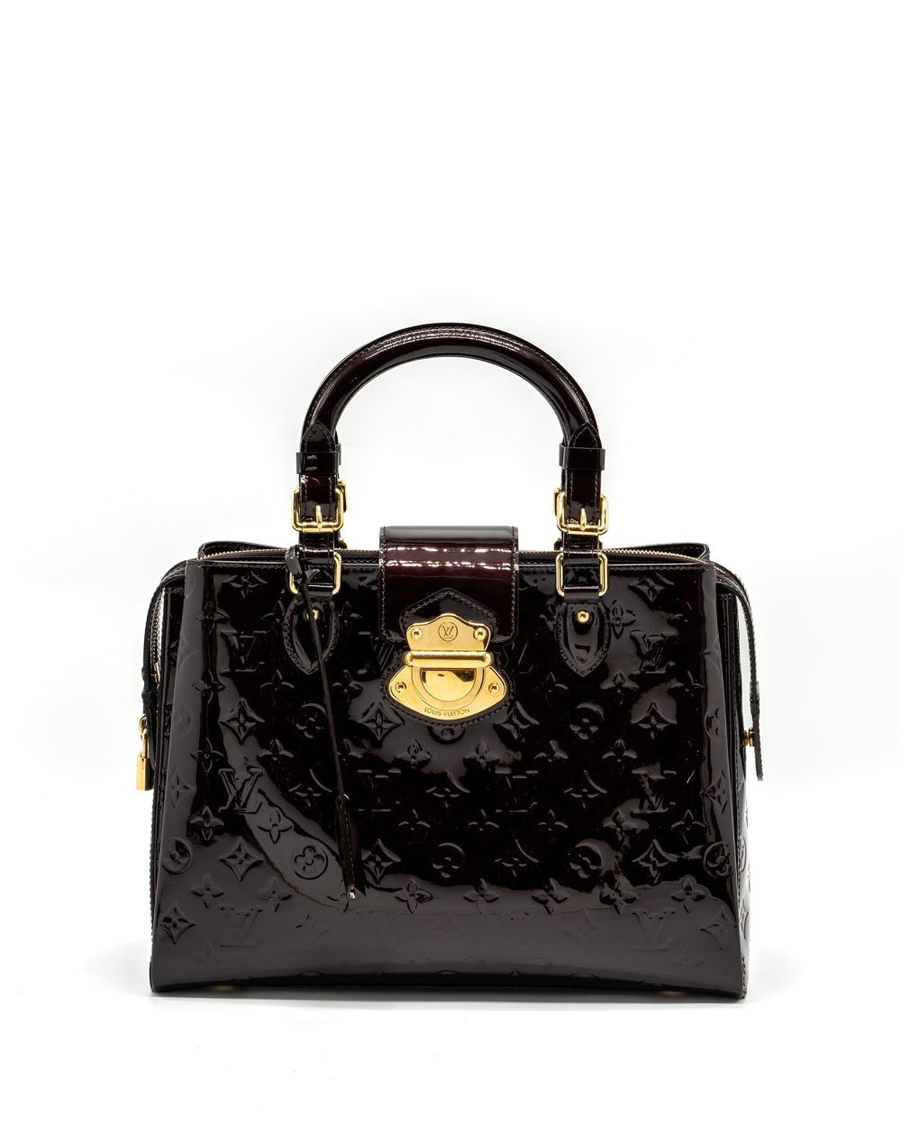 AAA Replica Louis Vuitton LV LARGE ZIP TOTE BAG PATENT LEATHER AMATANTE GHW