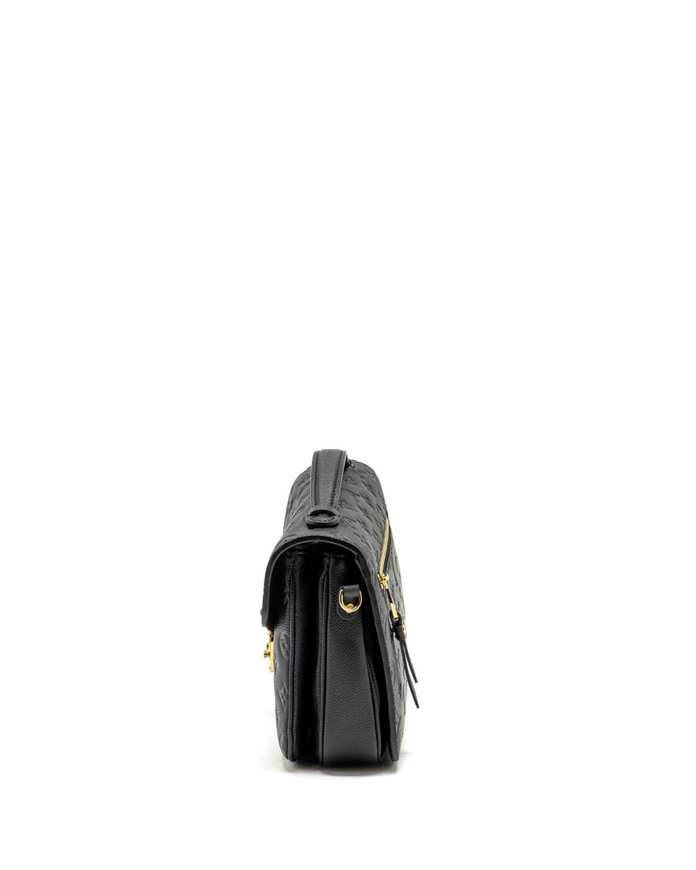 AAA Replica Louis Vuitton LV POCHETTE METIS MONOGRAM EMPREINTE BLACK GHW 