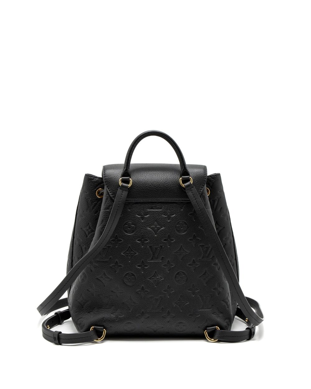 AAA Replica Louis Vuitton LV MONTSOURIS BACKPACK MONOGRAM EMPREINTE BLACK GHW (NEW VERSION)