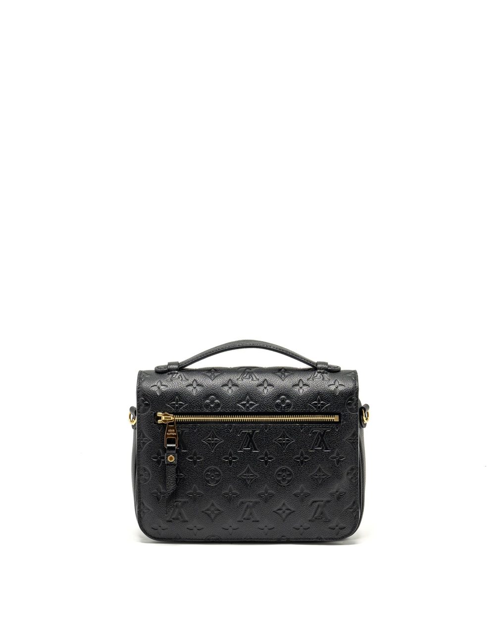 AAA Replica Louis Vuitton LV POCHETTE METIS MONOGRAM EMPREINTE BLACK GHW 