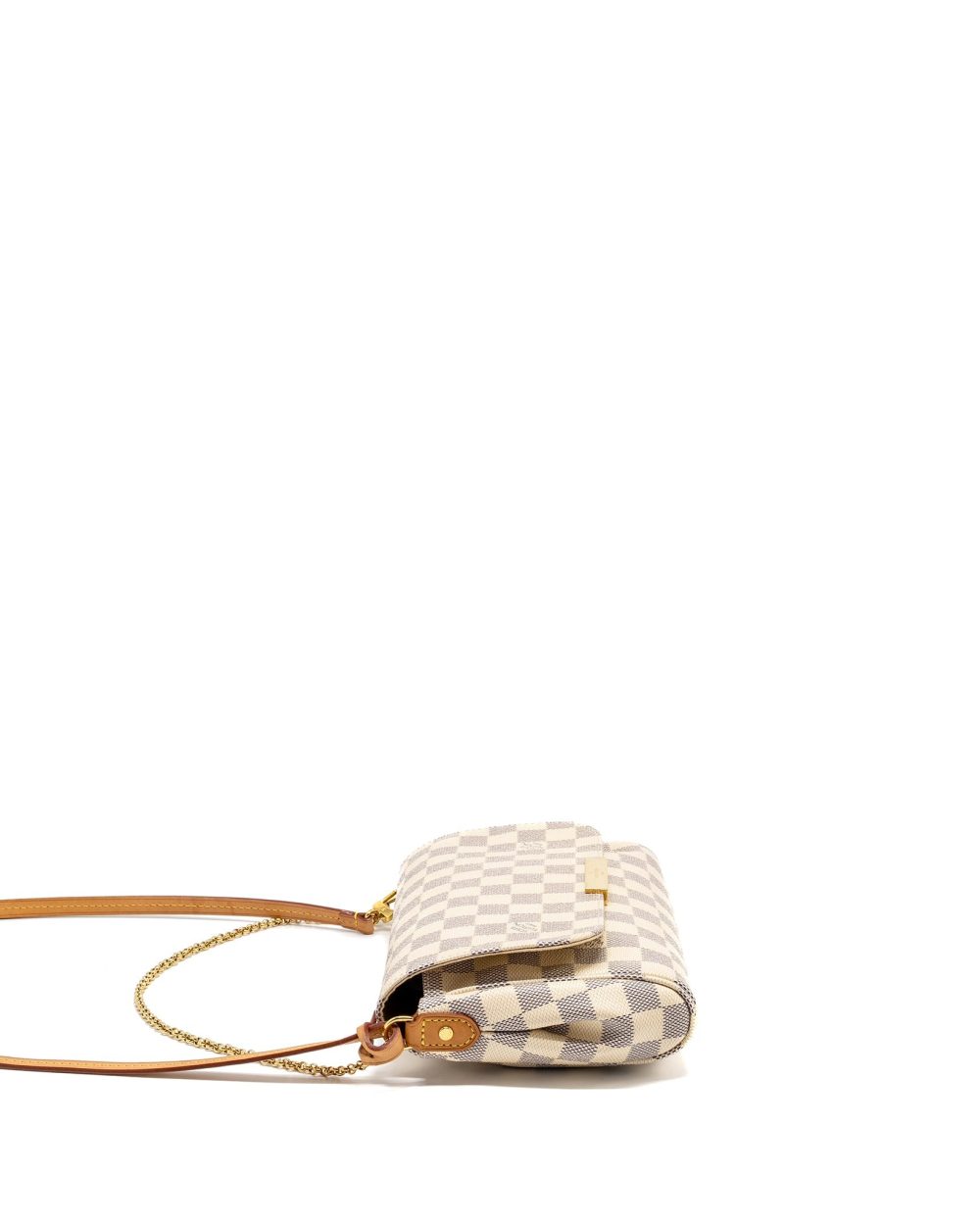 AAA Replica Louis Vuitton LV FAVORITE MM DAMIER AZUR CANVAS GHW