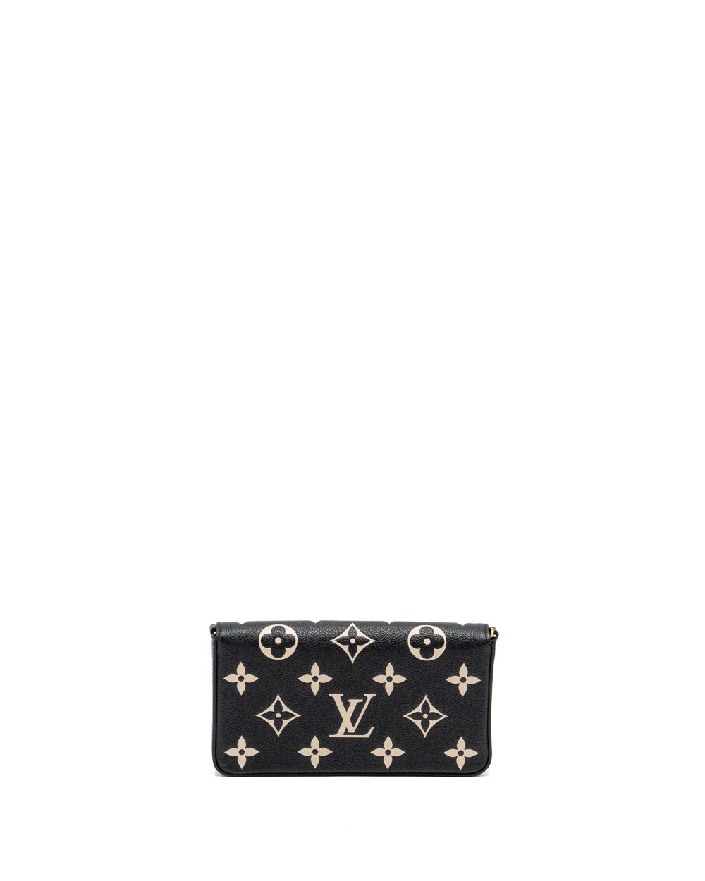 AAA Replica Louis Vuitton LV FELICIE POCHETTE MONOGRAM EMPREINTE LEATHER BLACK/BEIGE GHW