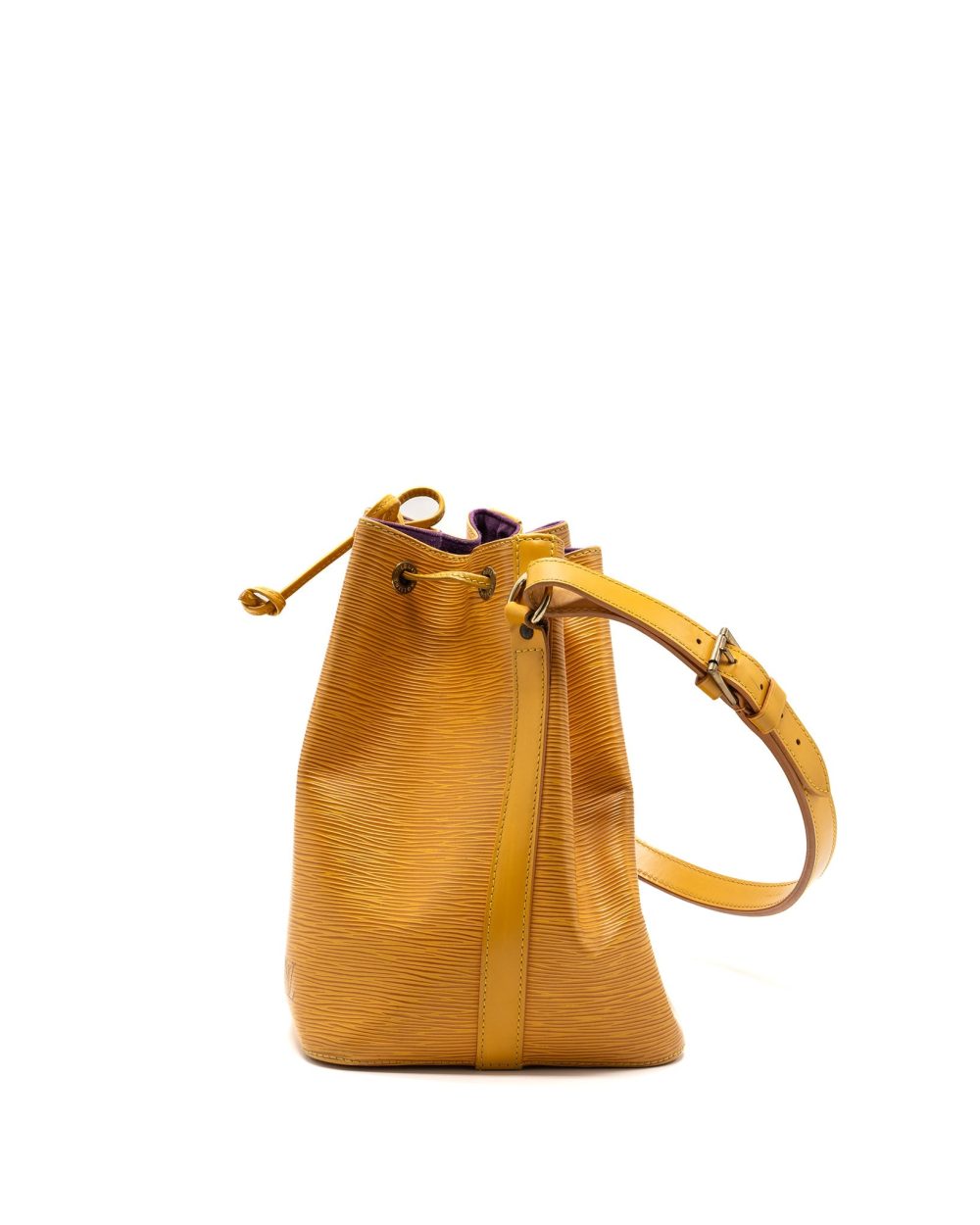 AAA Replica Louis Vuitton LV VINTAGE PETIT NOE EPI YELLOW GHW