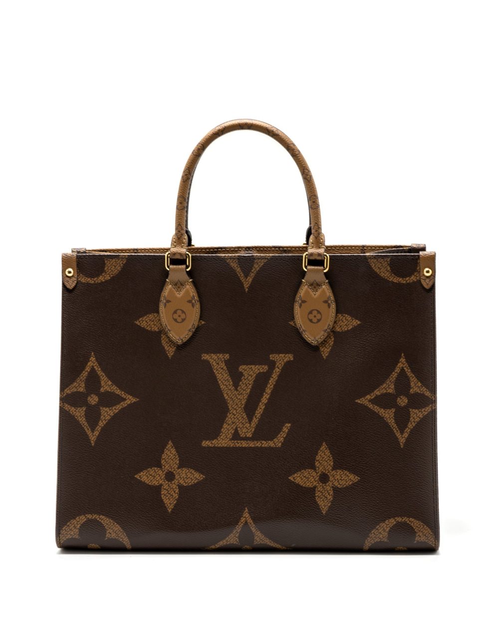 AAA Replica Louis Vuitton LV ONTHEGO MM MONOGRAM REVERSE CANVAS GHW