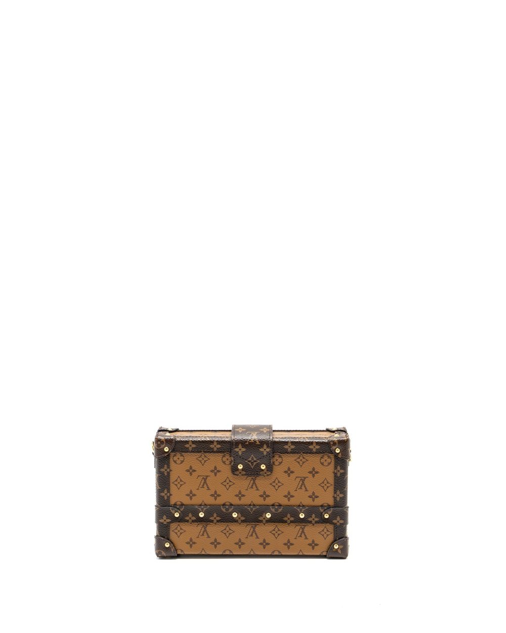 AAA Replica Louis Vuitton LV PETITE MALLE MONOGRAM REVERSE CANVAS GHW