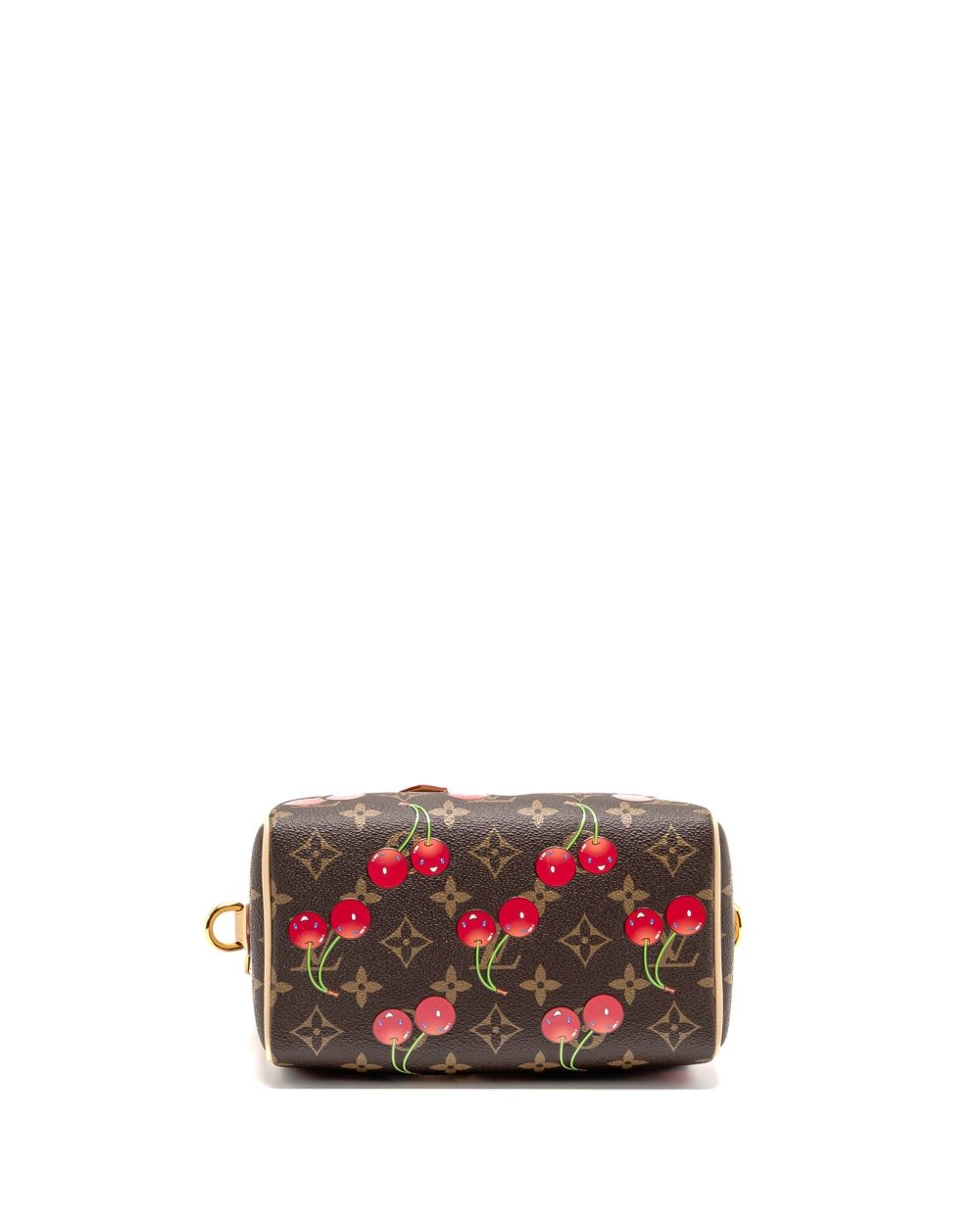 AAA Replica Louis Vuitton LV X TAKASHI MURAKAMI SPEEDY BANDOULIERE 20 MONOGRAM CHERRY COATED CANVAS MULTICOLOURED GHW