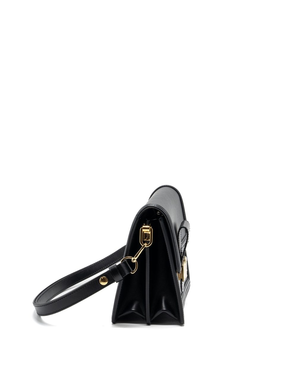 AAA Replica Louis Vuitton LV DAUPHINE MM EPI BLACK GHW (NEW VERSION)