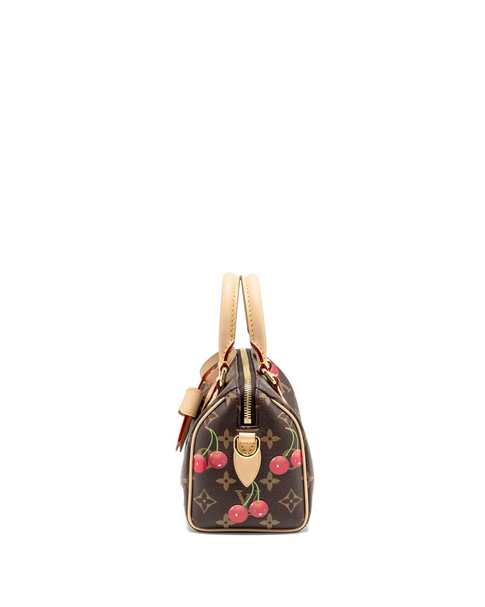 AAA Replica Louis Vuitton LV X TAKASHI MURAKAMI SPEEDY BANDOULIERE 20 MONOGRAM CHERRY COATED CANVAS MULTICOLOURED GHW
