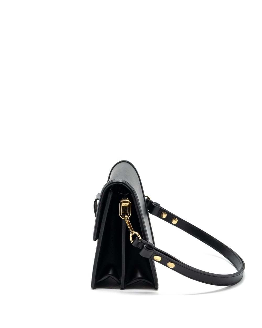 AAA Replica Louis Vuitton LV DAUPHINE MM EPI BLACK GHW (NEW VERSION)