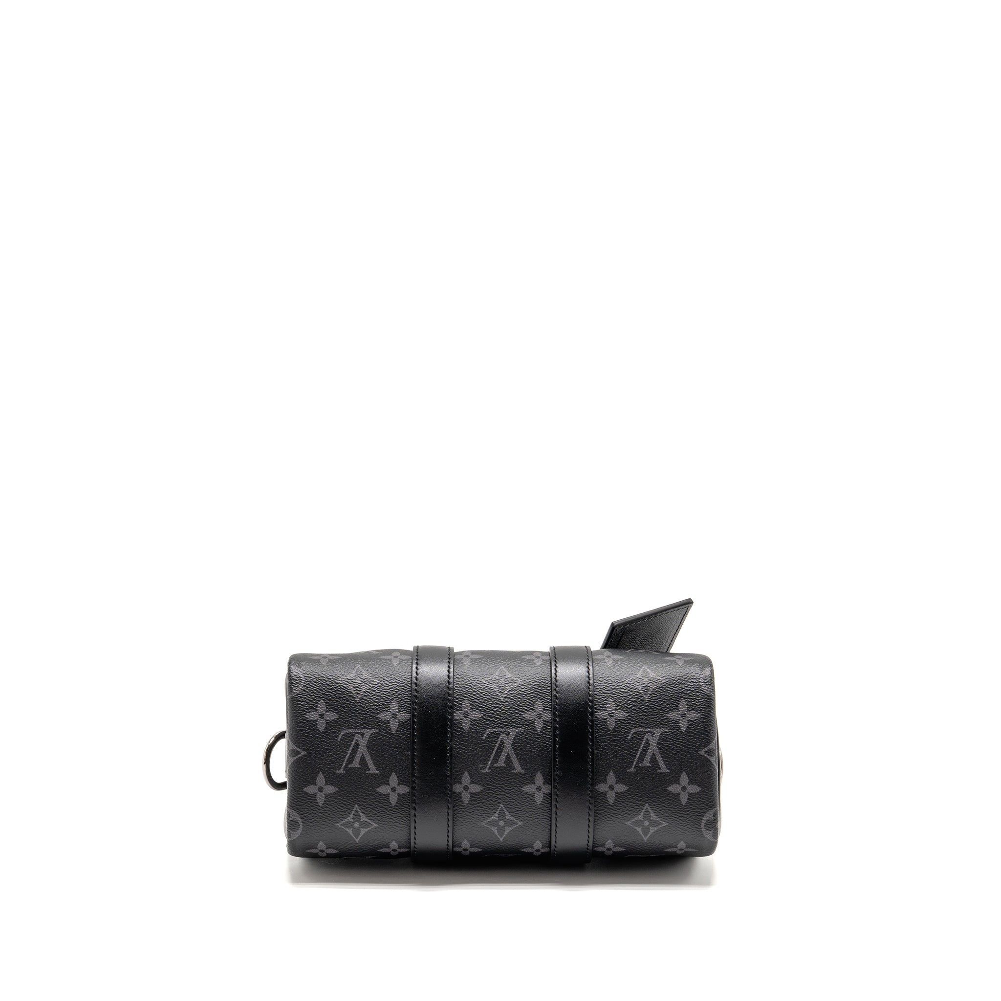 AAA Replica Louis Vuitton LV KEEPALL BANDOULIERE 25 MONOGRAM ECLIPSE SHW