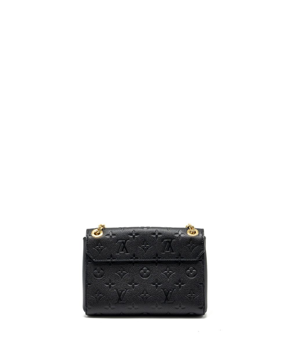 AAA Replica Louis Vuitton LV VAVIN BB MONOGRAM EMPREINTE CALFSKIN BLACK GHW