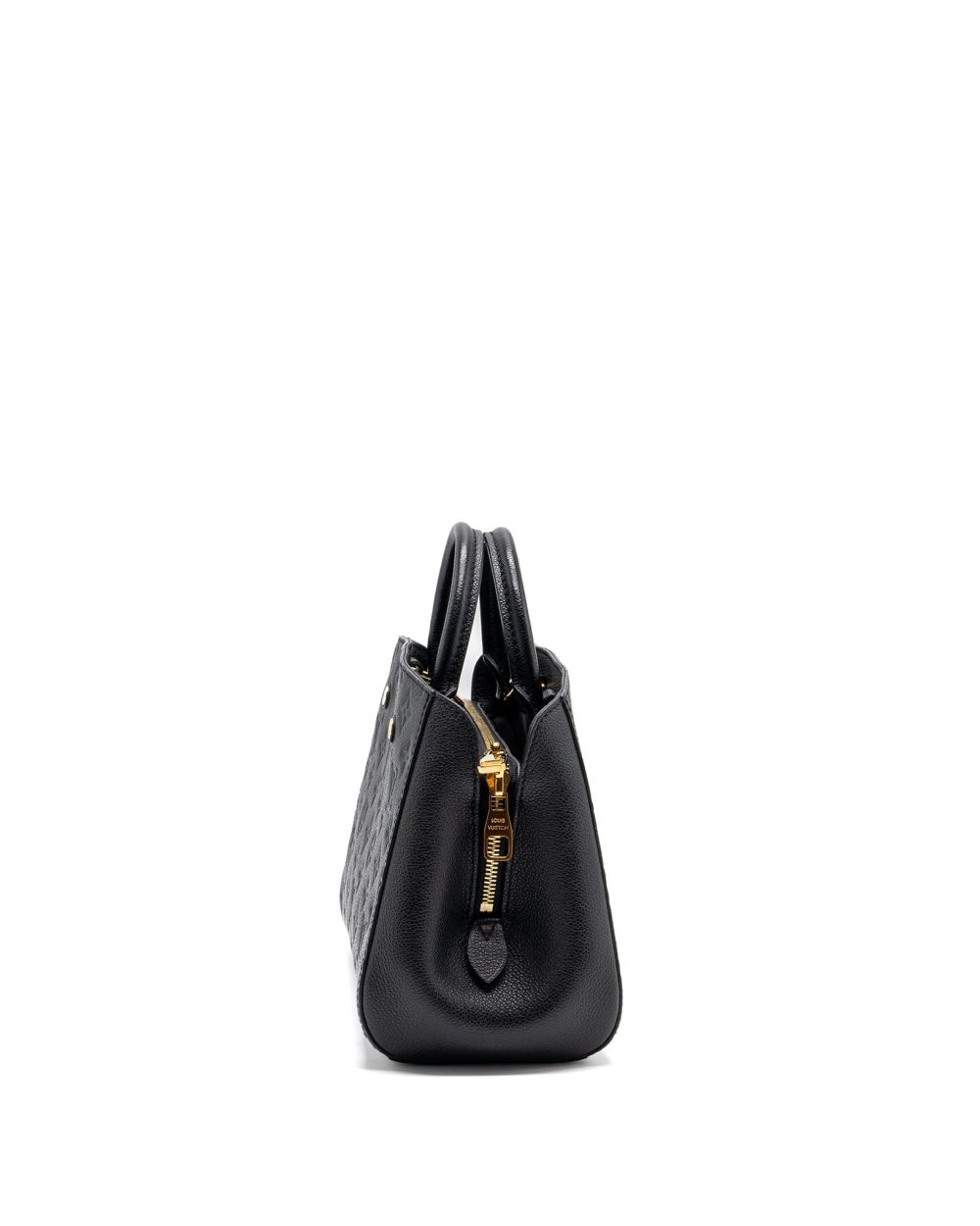 AAA Replica Louis Vuitton LV MONTAIGNE BB MONOGRAM EMPREINTE BLACK GHW