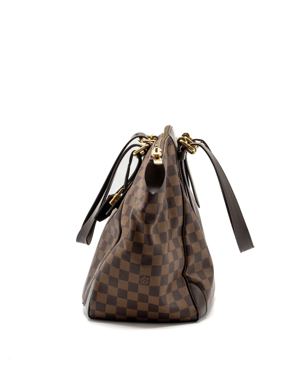 AAA Replica Louis Vuitton LV TOTE BAG DAMIER EBENE GHW