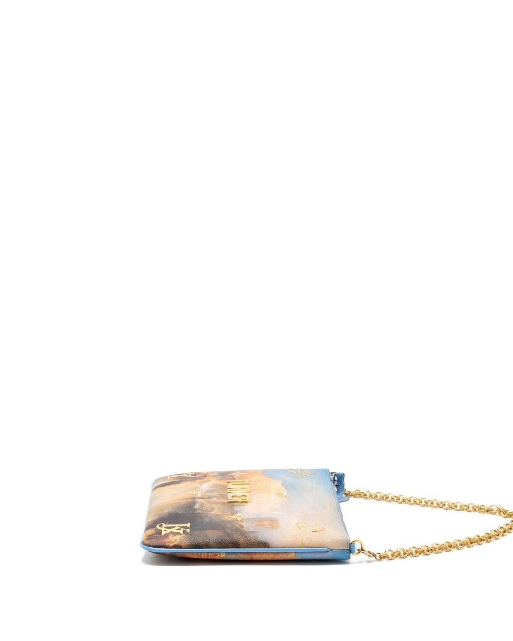 AAA Replica Louis Vuitton LV JEFF KOONS CHAIN POUCH MULTICOLOR GHW