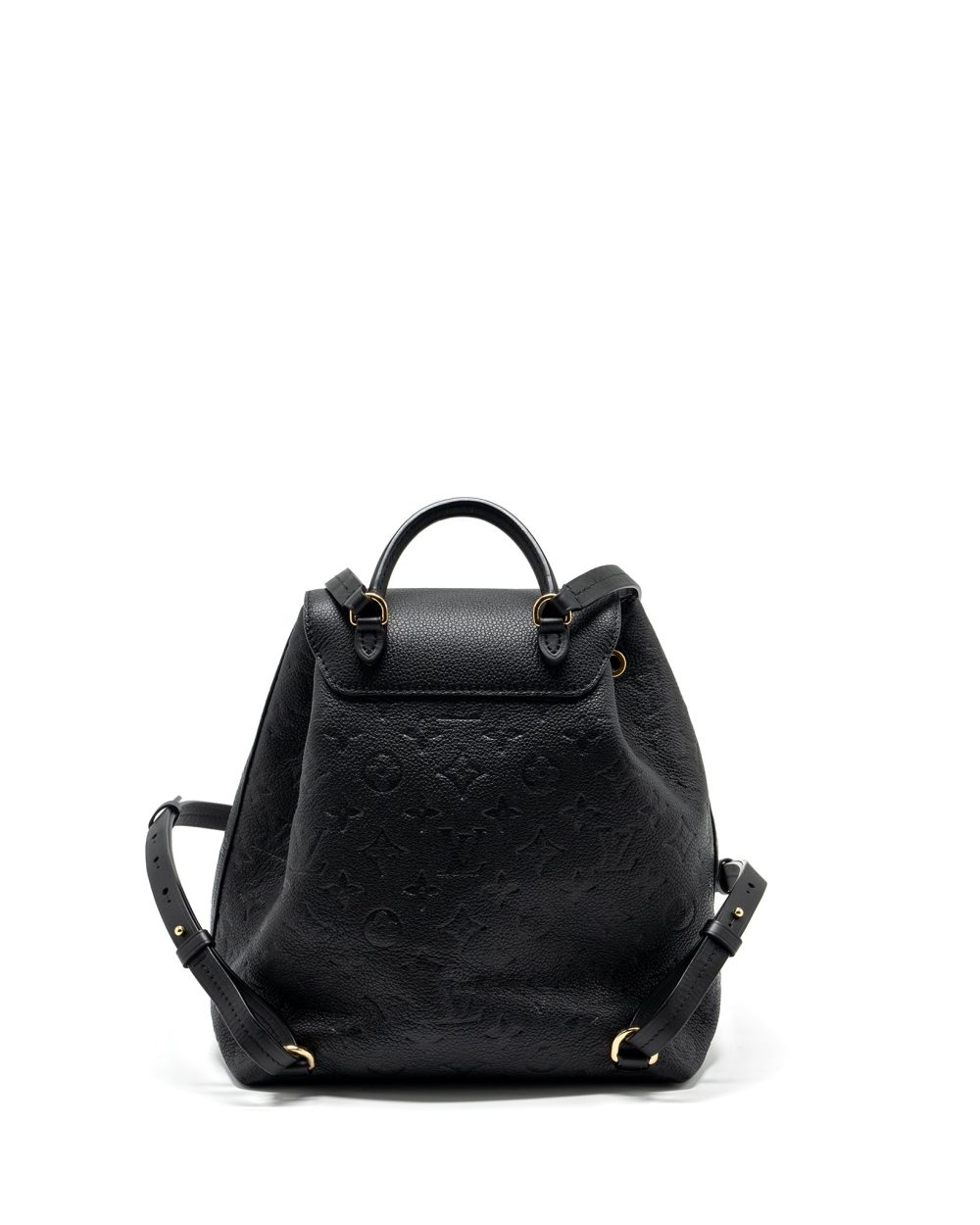 AAA Replica Louis Vuitton LV MONTSOURIS PM BACKPACK MONOGRAM EMPREINTE BLACK GHW
