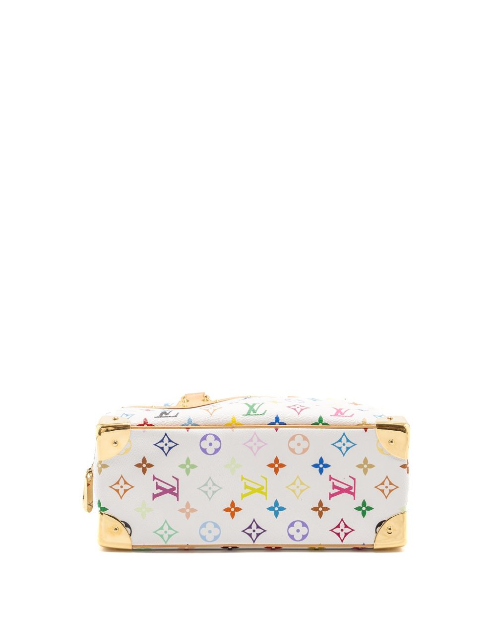 AAA Replica Louis Vuitton LV VINTAGE TOP HANDLE ZIP TOTE BAG WHITE MULTICOLOR MONOGRAM CANVAS GHW