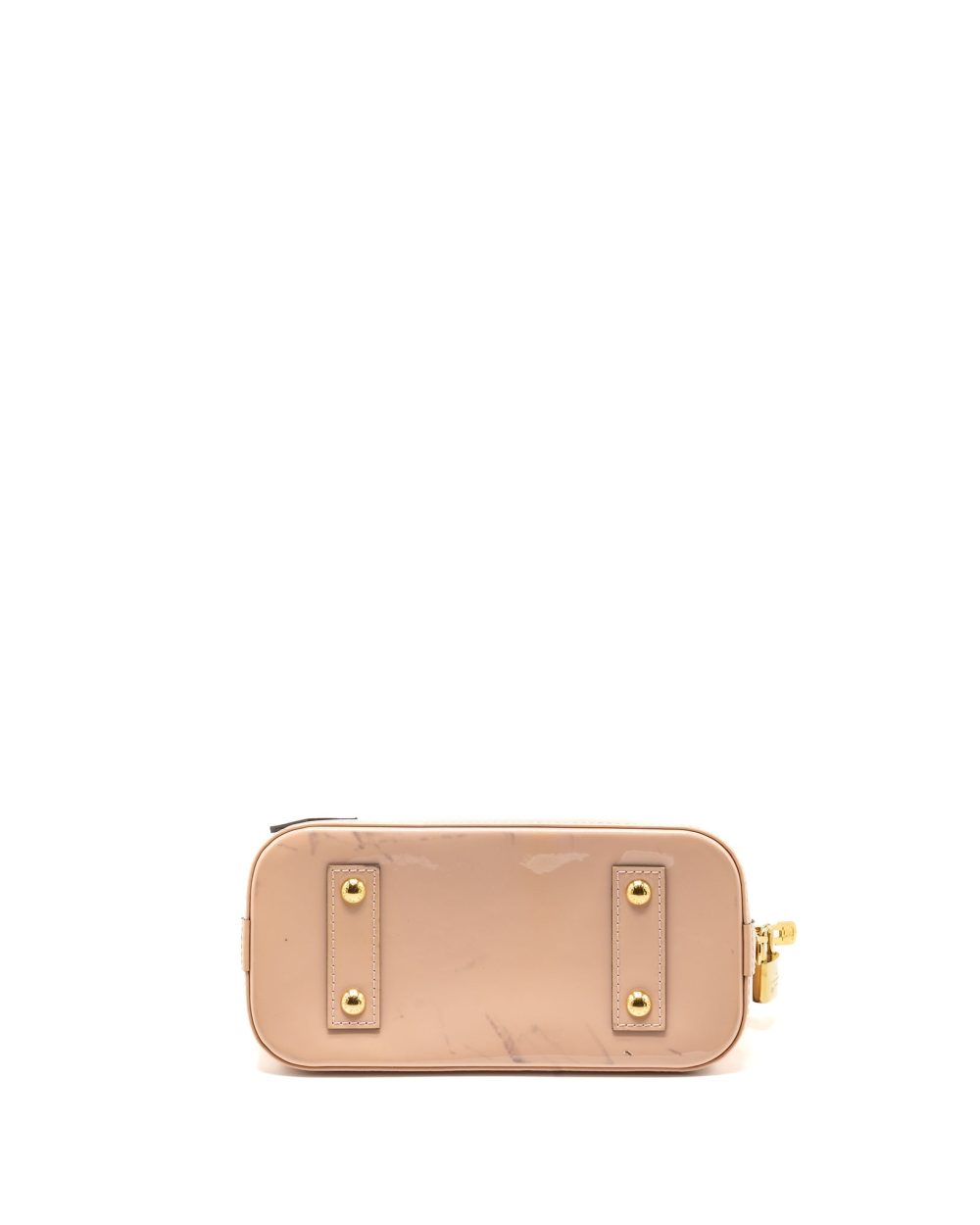 AAA Replica Louis Vuitton LV ALMA BB PATENT LIGHT PINK GHW
