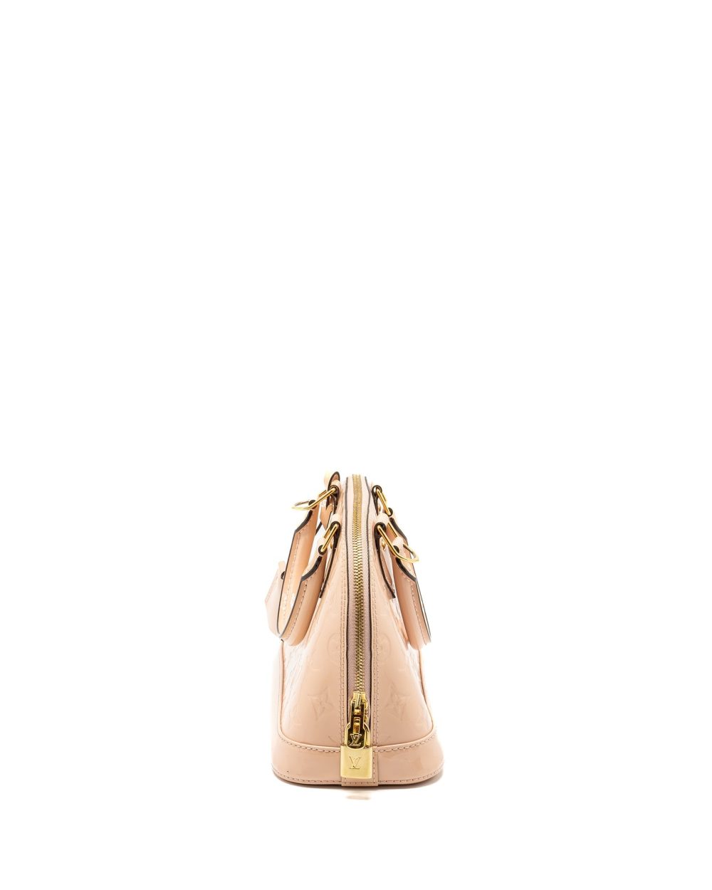 AAA Replica Louis Vuitton LV ALMA BB PATENT LIGHT PINK GHW