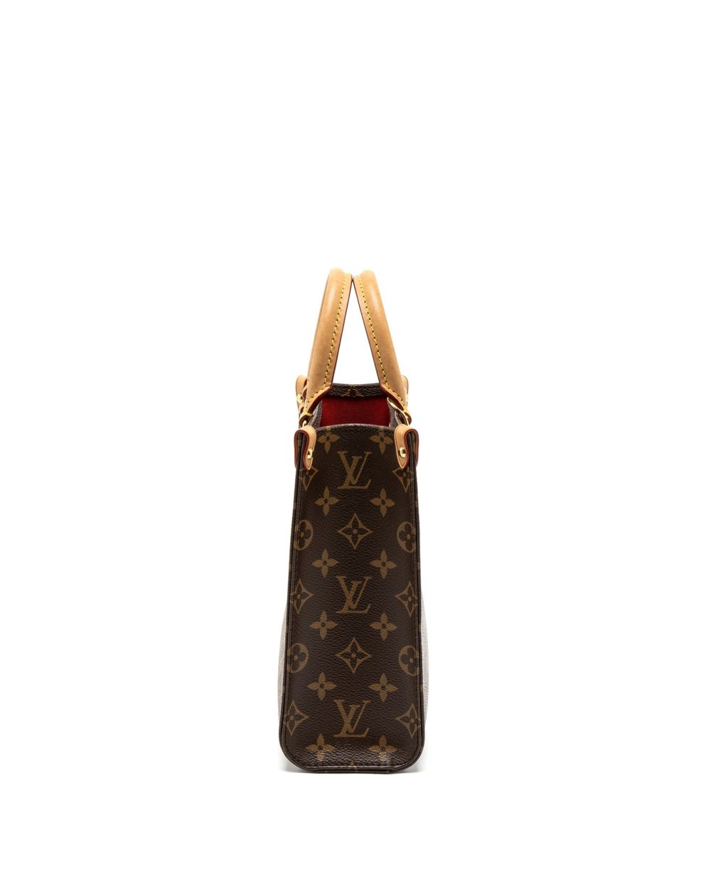AAA Replica Louis Vuitton LV SAC PLAT BB MONOGRAM CANVAS GHW (NEW VERSION)