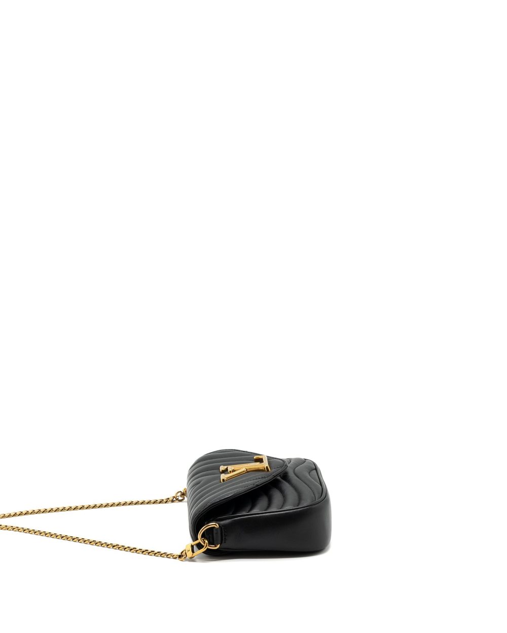 AAA Replica Louis Vuitton LV NEW WAVE MULTI POCHETTE CALFSKIN BLACK GHW