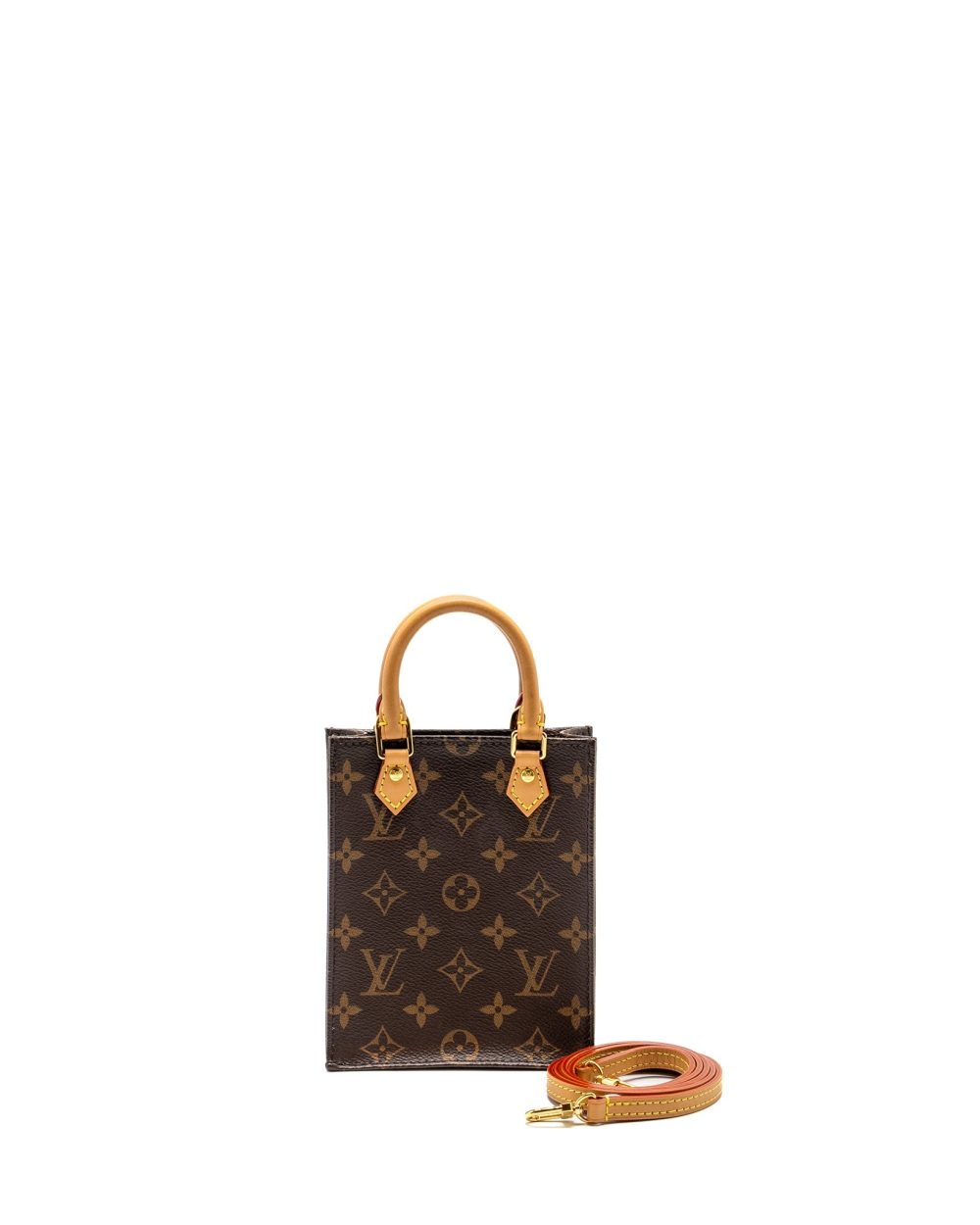 AAA Replica Louis Vuitton LV PETIT SAC PLAT MONOGRAM CANVAS GHW