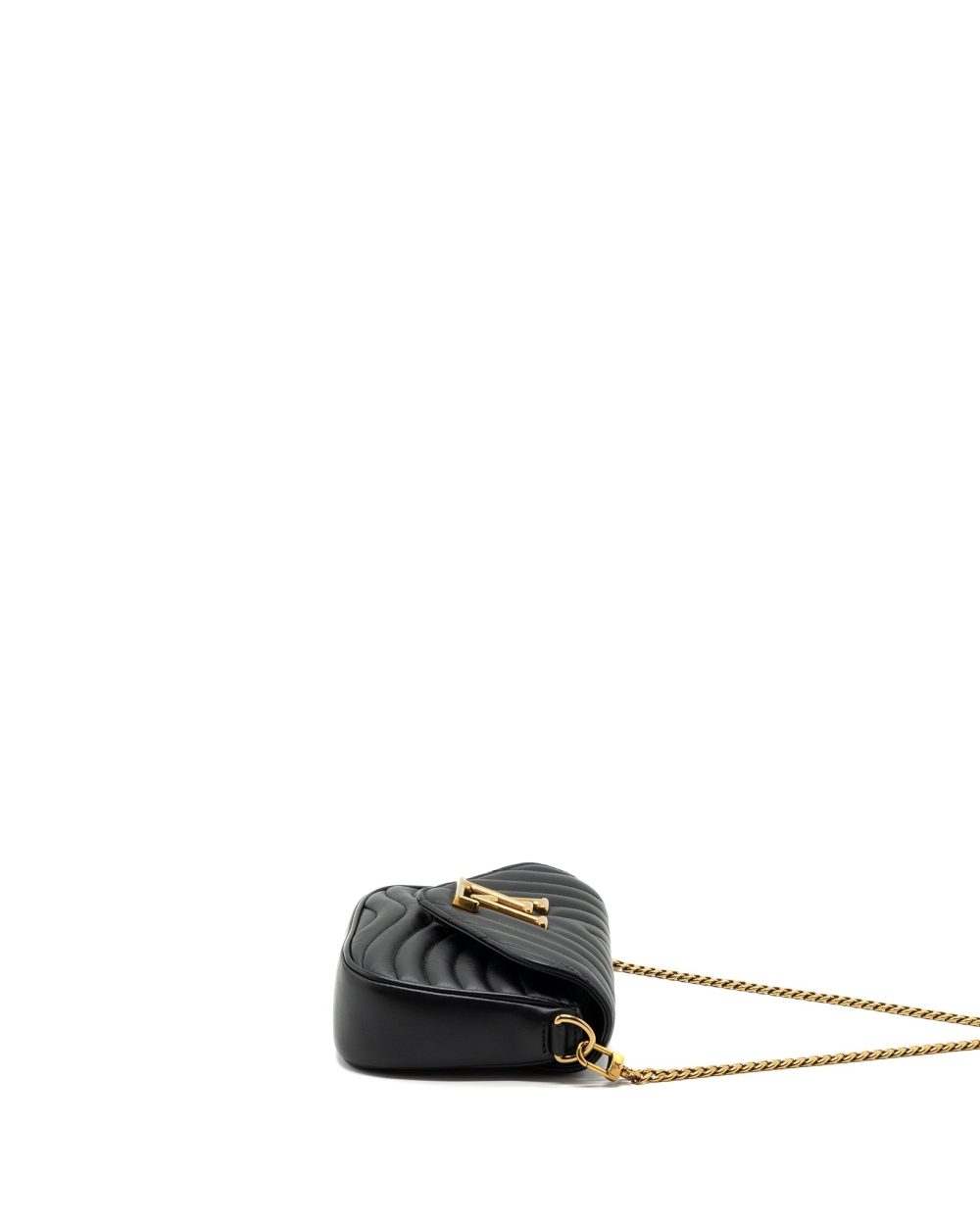 AAA Replica Louis Vuitton LV NEW WAVE MULTI POCHETTE CALFSKIN BLACK GHW