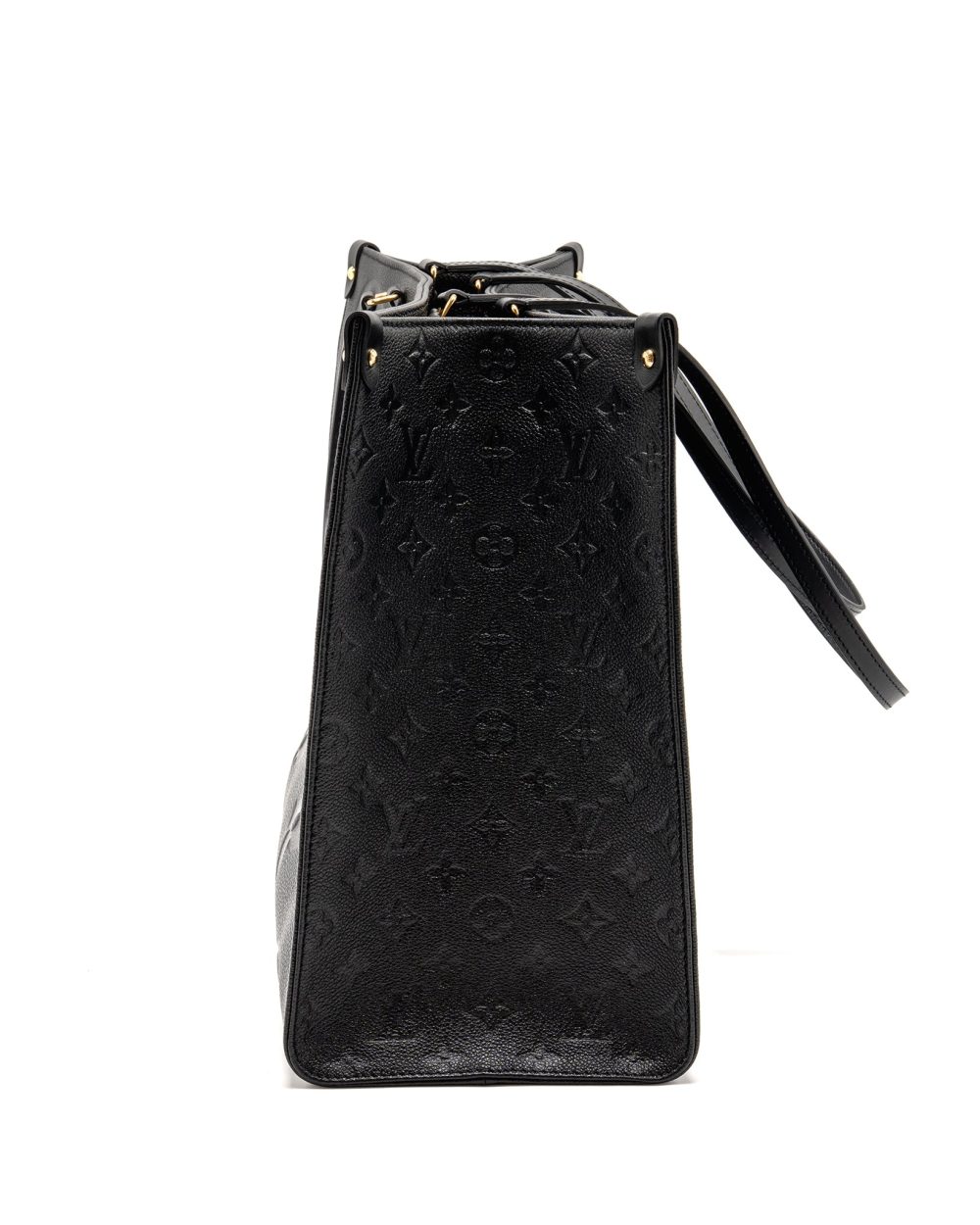 AAA Replica Louis Vuitton LV ONTHEGO GM MONOGRAM EMPREINTE LEATHER BLACK GHW