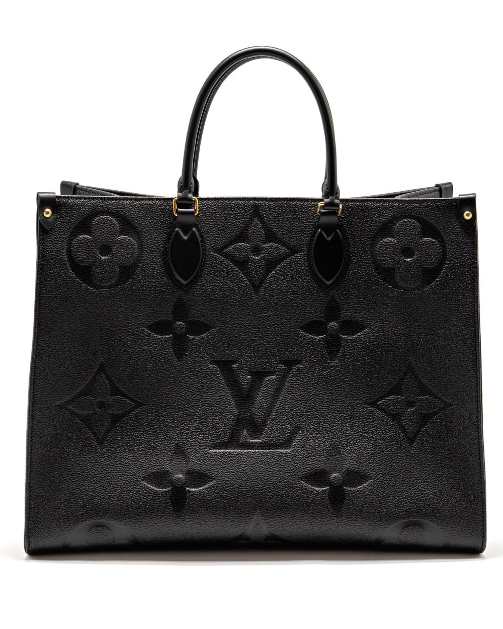AAA Replica Louis Vuitton LV ONTHEGO GM MONOGRAM EMPREINTE LEATHER BLACK GHW