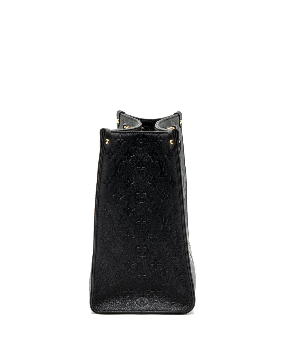 AAA Replica Louis Vuitton LV ONTHEGO MM MONOGRAM EMPRENITE BLACK GHW (NEW VERSION)