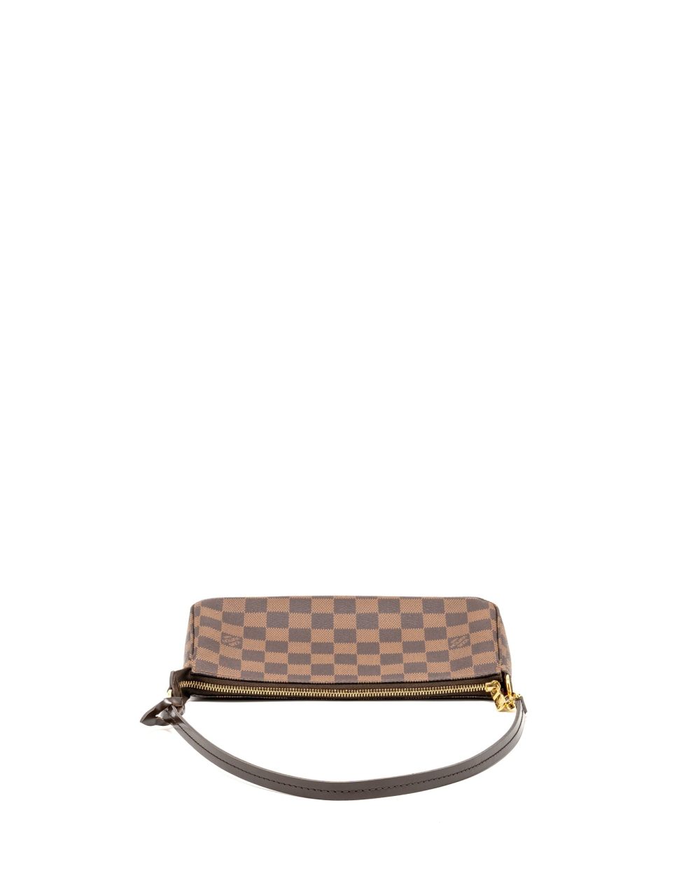 AAA Replica Louis Vuitton LV POCHETTE ACCESSOIRES DAMIER EBENE CANVAS GHW