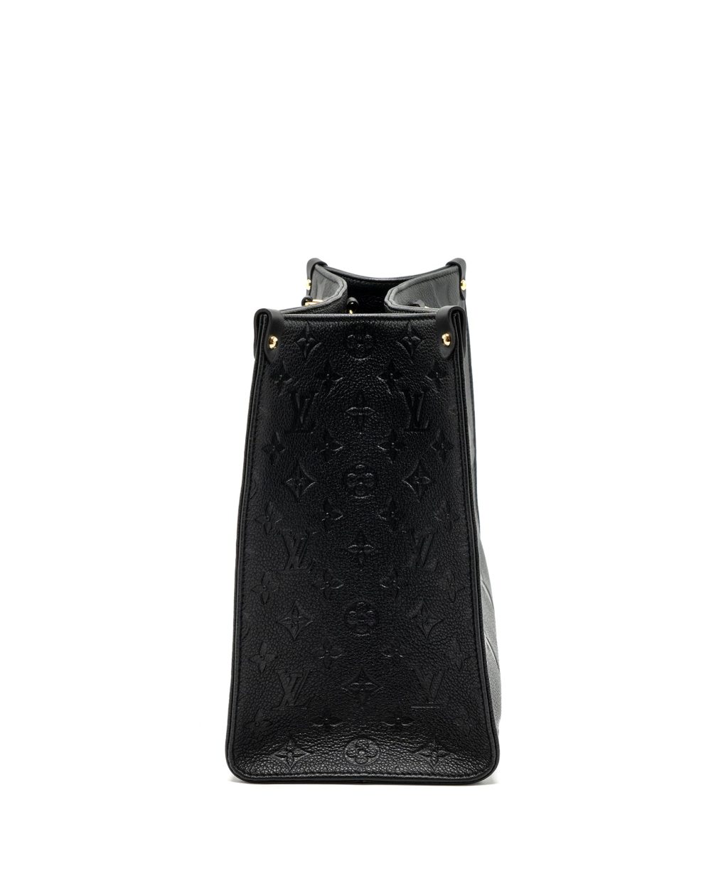 AAA Replica Louis Vuitton LV ONTHEGO MM MONOGRAM EMPRENITE BLACK GHW (NEW VERSION)