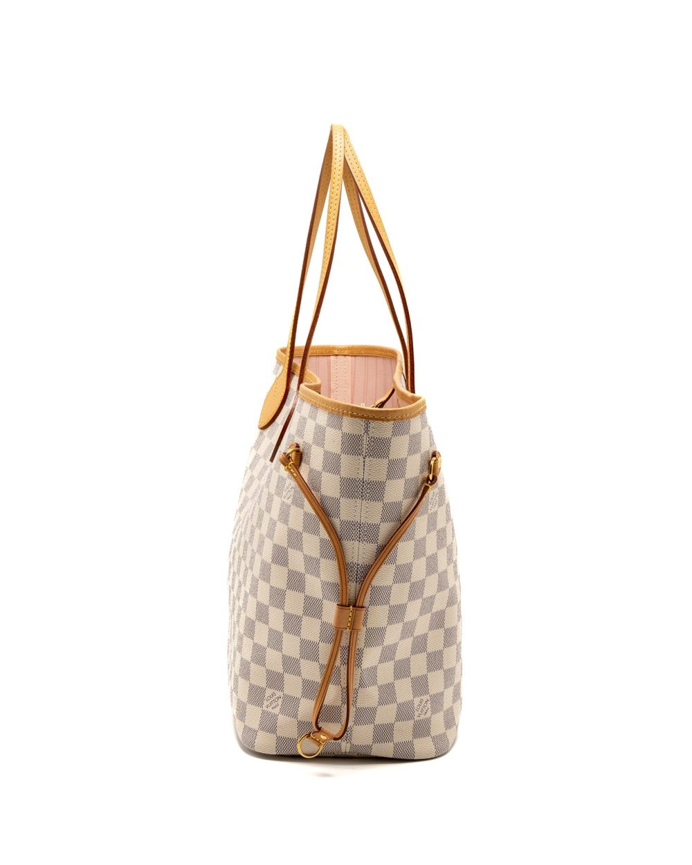 AAA Replica Louis Vuitton LV NEVERFULL MM DAMIER AZUR CANVAS GHW