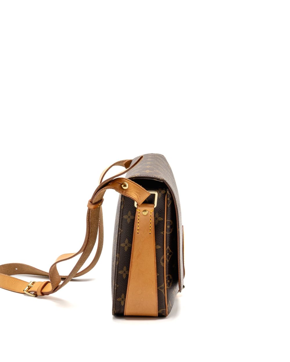AAA Replica Louis Vuitton LV VINTAGE MESSENGER CROSSBODY BAG MONOGRAM CANVAS GHW