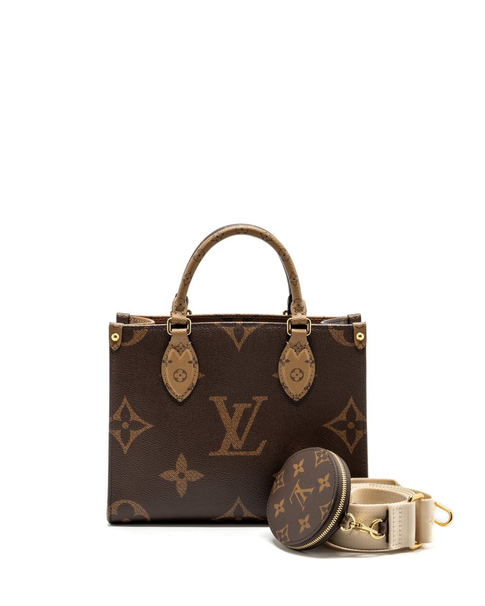 AAA Replica Louis Vuitton LV ONTHEGO PM MONOGRAM CANVAS GHW (NEW VERSION)