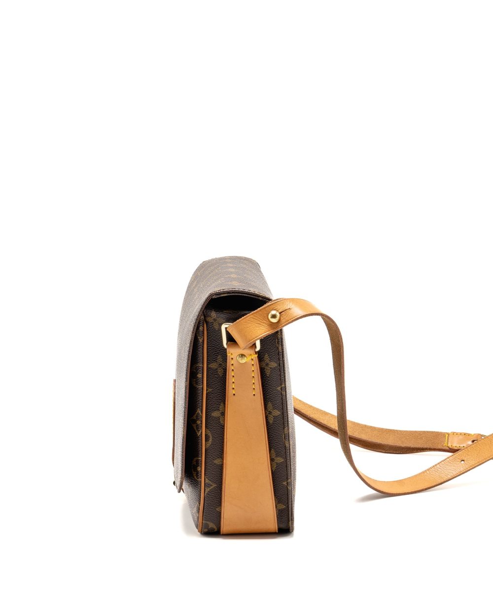 AAA Replica Louis Vuitton LV VINTAGE MESSENGER CROSSBODY BAG MONOGRAM CANVAS GHW