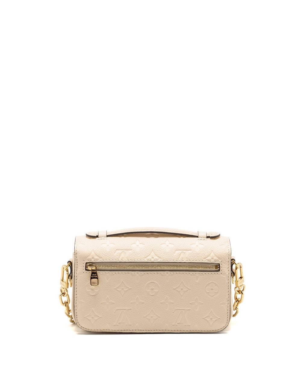 AAA Replica Louis Vuitton LV POCHETTE MÉTIS EAST WEST MONOGRAM EMPREINTE LEATHER CREAM GHW